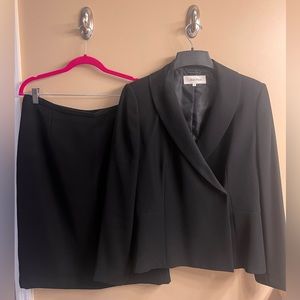 Calvin Klein Black Suit Sz 12